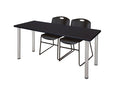 Training Table with 2 Stack Chairs M38106