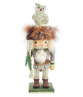 15" Nutcracker with White Owl E982