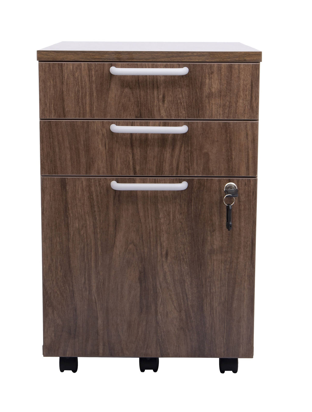 3-Drawer Mobile Pedestal File, Espresso P512772