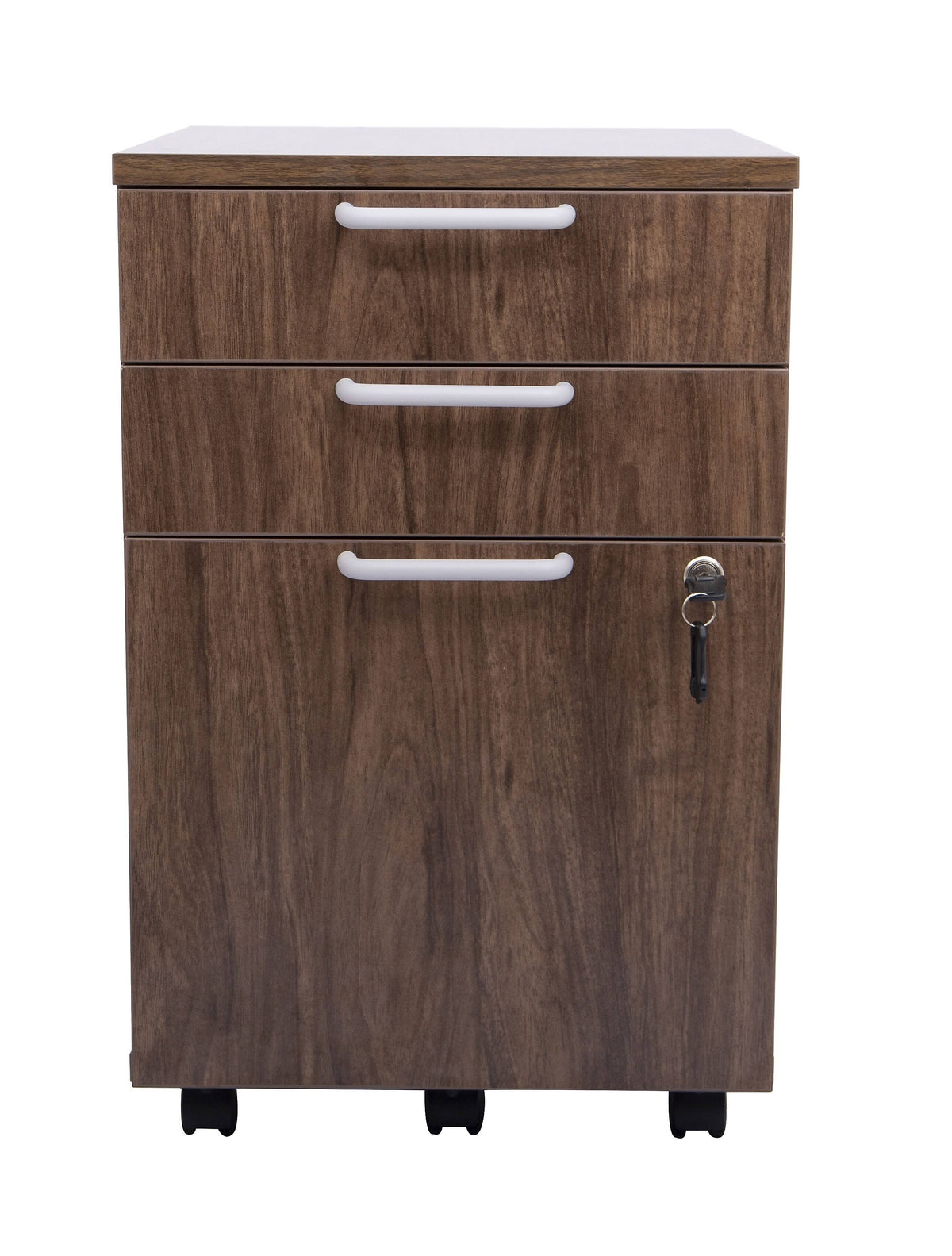 3-Drawer Mobile Pedestal File, Espresso P512772