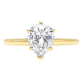 18K Yellow Gold Solitaire Engagement Ring R19188