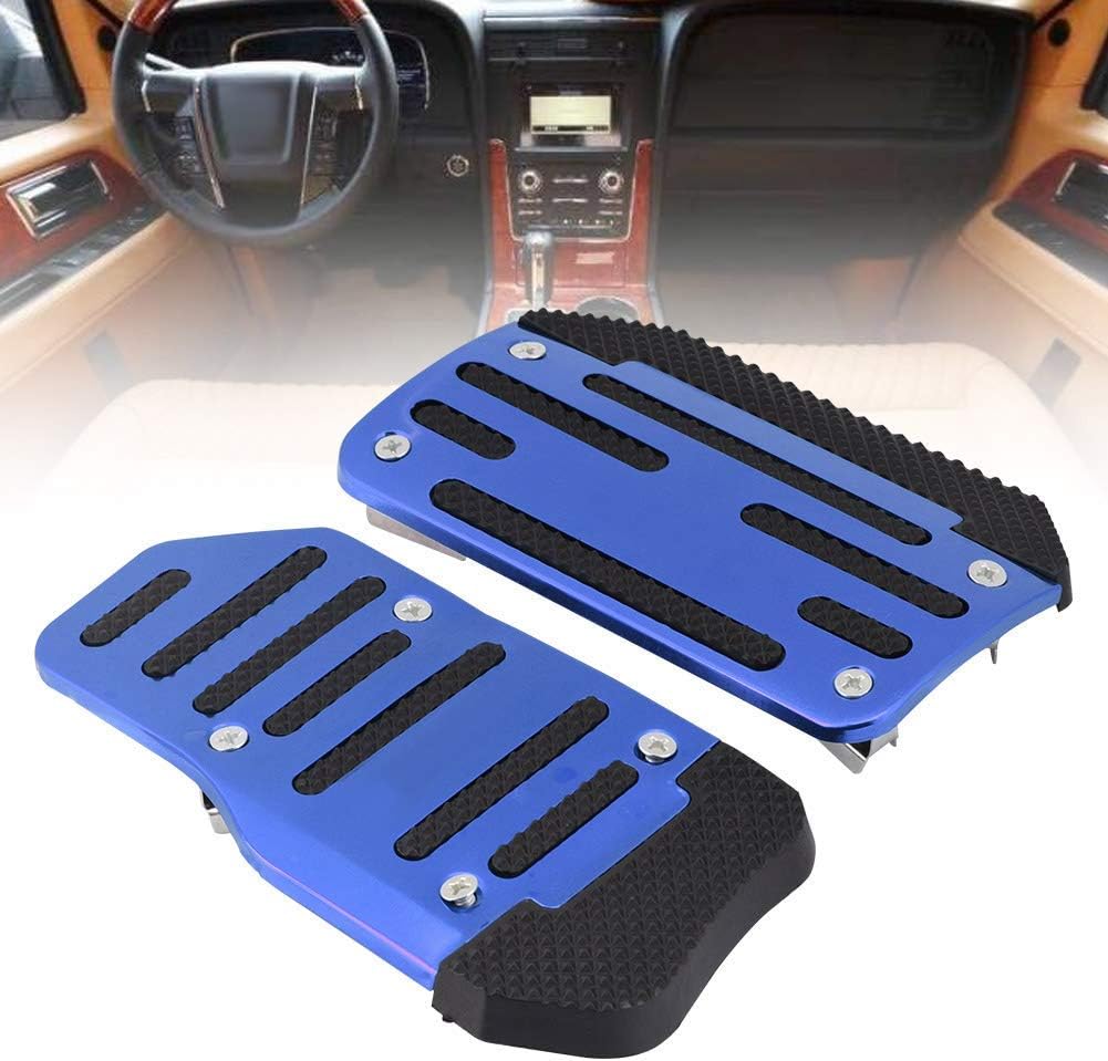 Blue Alloy Nonslip Brake Pedal Cover U25304