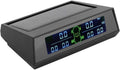 Solar Powered TPMS Tire Pressure Monitor System with LCD 6 External Sensor Pack of 2 X918843