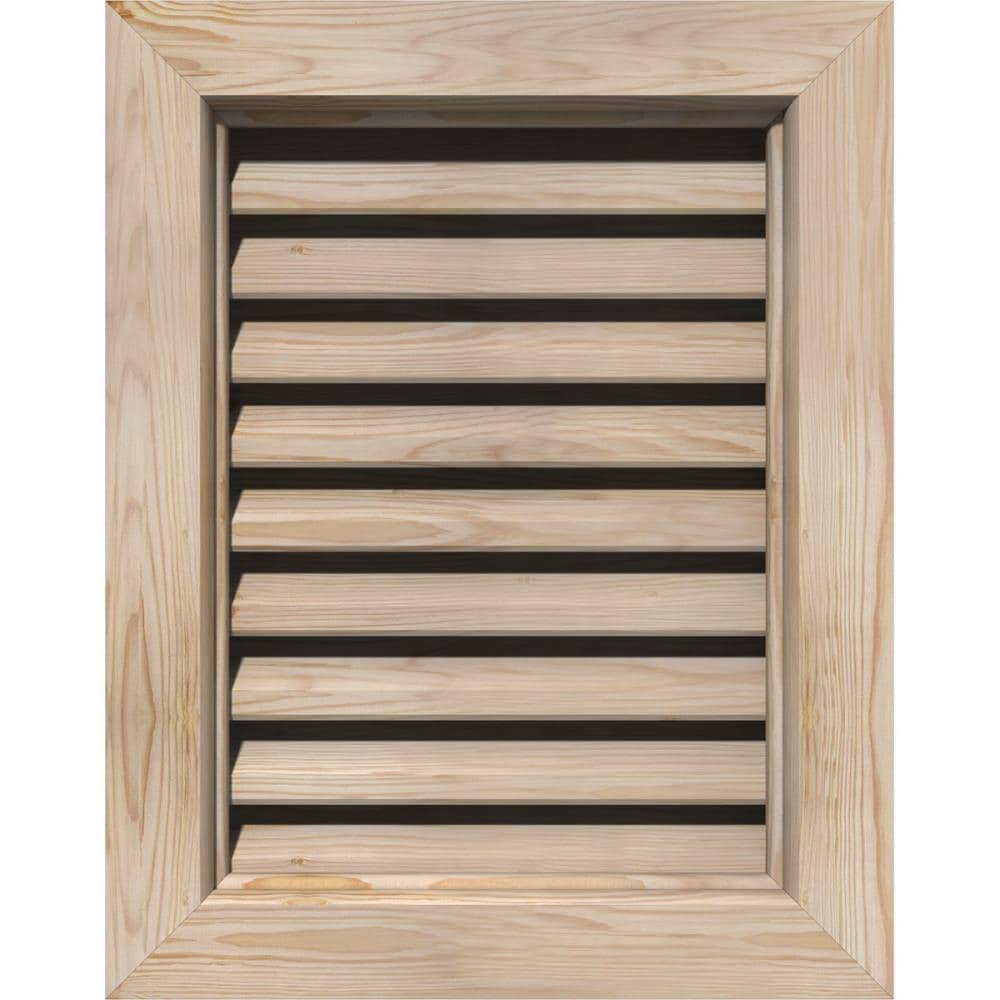 Unfinished Pine Gable Vent V4634