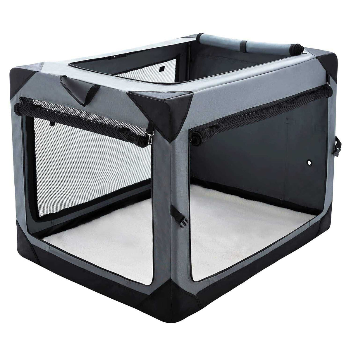 Collapsible 4-Door Soft Dog Crate R627