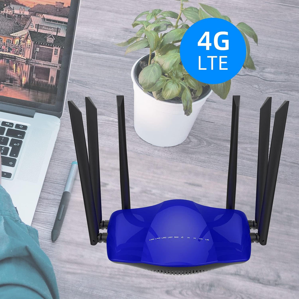 AC1200 Dual Band 4G LTE Modem Router with SIM Card Slot F766208