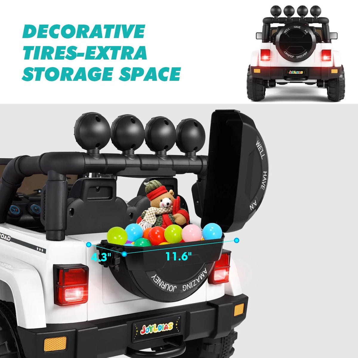 12V Kids Ride on Truck Electric Car with Remote Control L847335