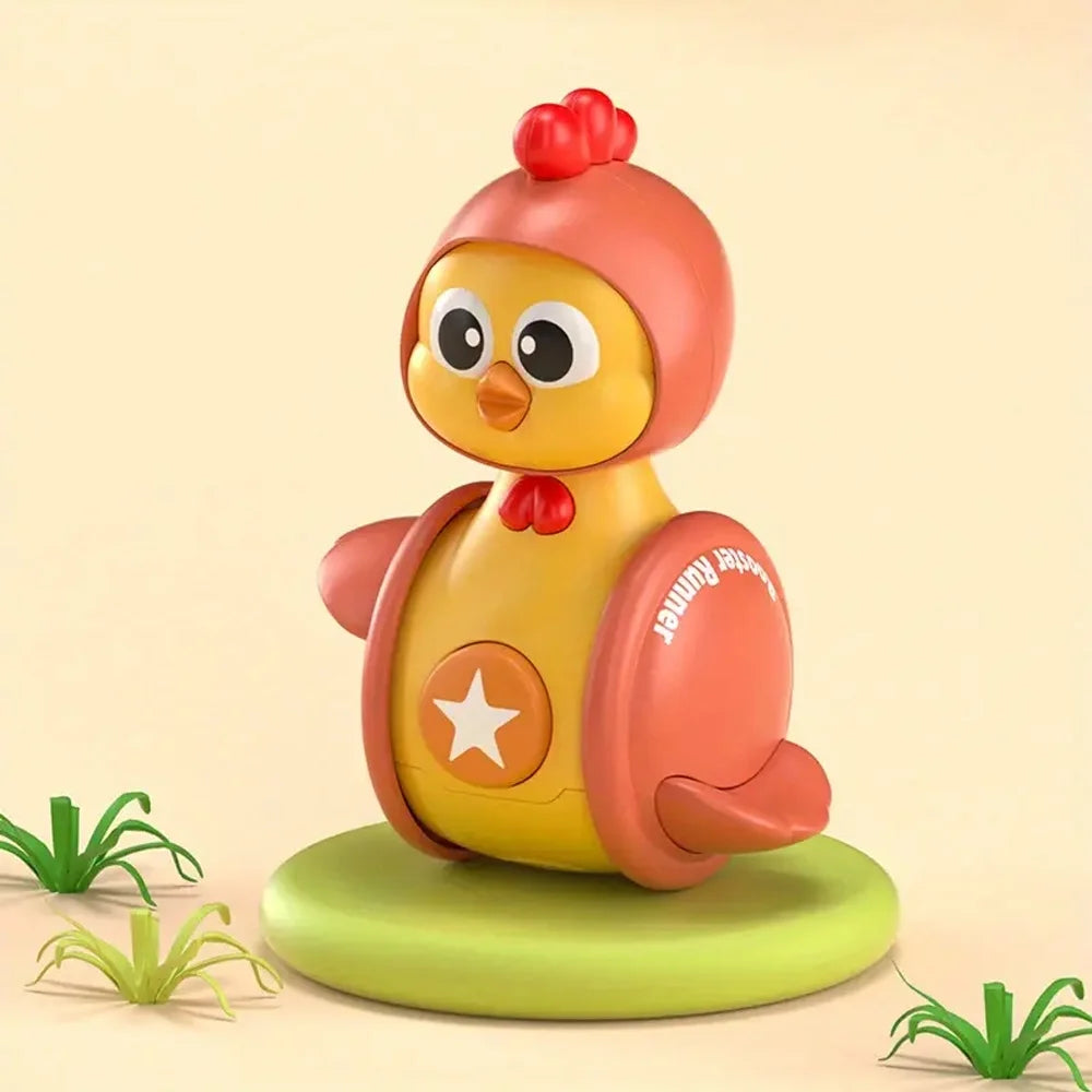 3Pcs Musical Cartoon Tumbler Toys for Baby Toddlers U162284