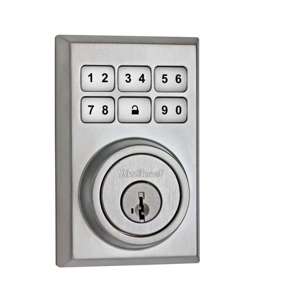 Polished Chrome Contemporary Deadbolt E15858