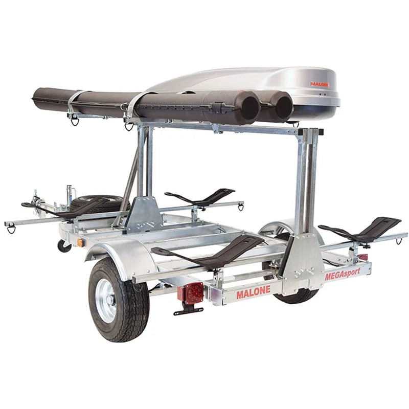 Low Bed Trailer package with Spare, MegaWings, Cargo Box, Rod Tubes U58522