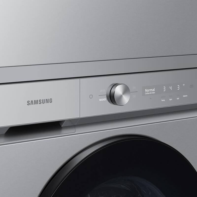 7.6 cu. ft. Vented Smart Electric Dryer in Silver Steel F142