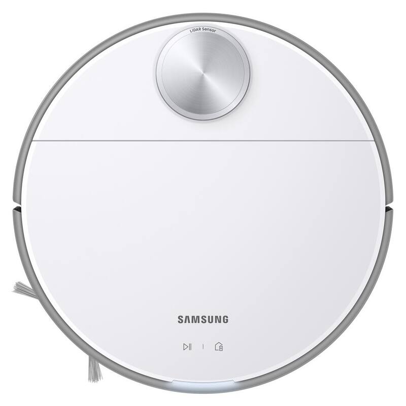 White Robotic Vacuum Cleaner with Automatic Emptying H302636