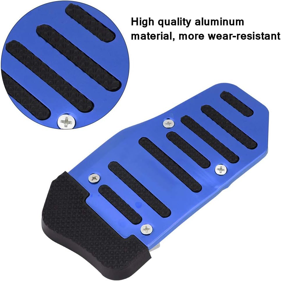 Blue Alloy Nonslip Brake Pedal Cover U25304
