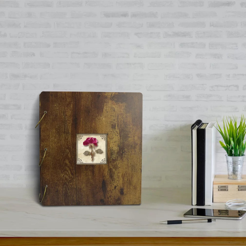 4x6 Photo Album with Dried Flower Cover G1217