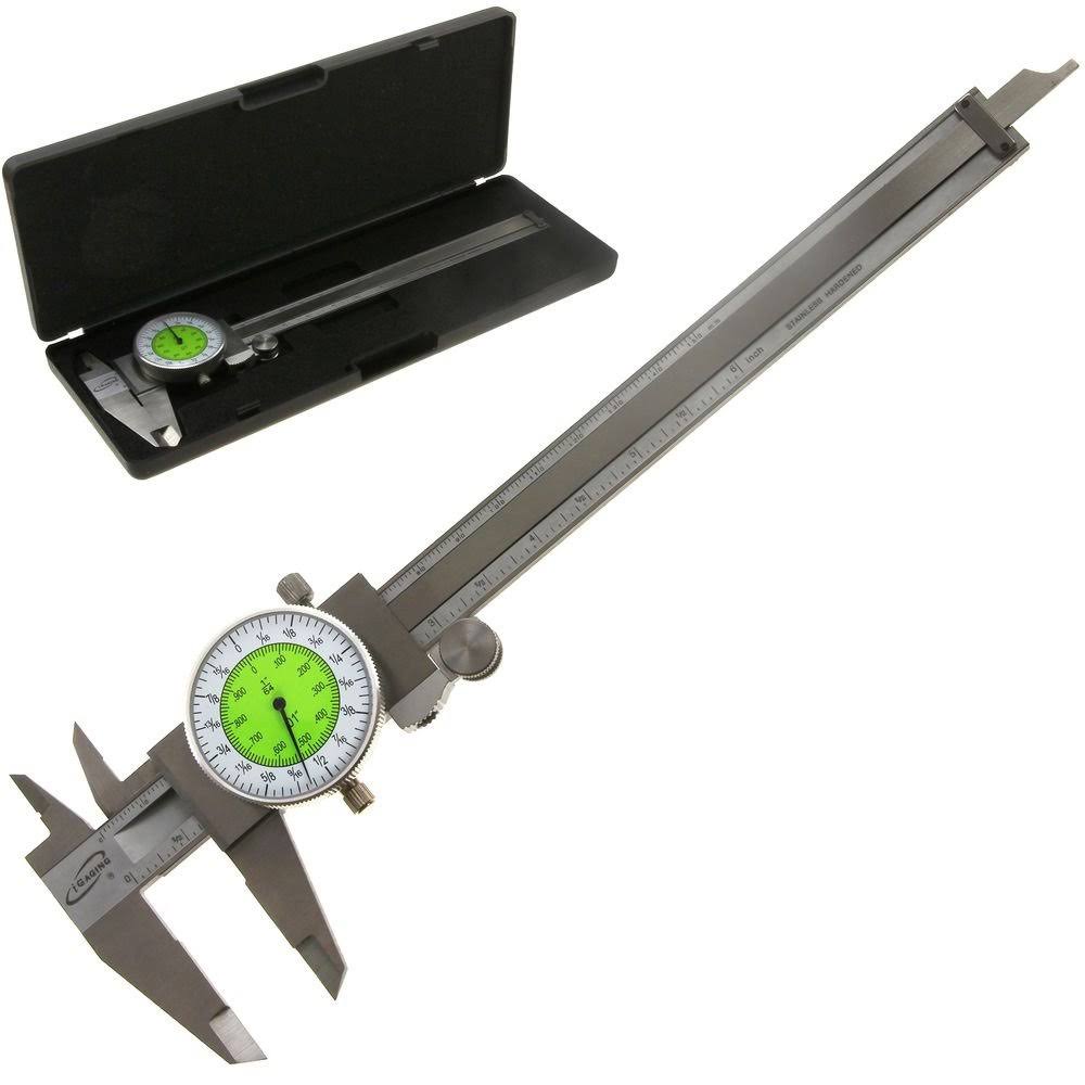 6" Fractional & Decimal Combination Dial Caliper T1566