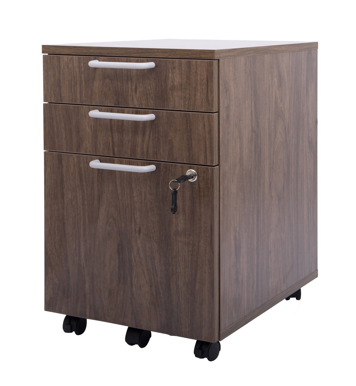 3-Drawer Mobile Pedestal File, Espresso P512772