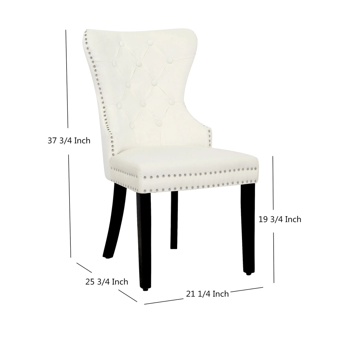 Orange Velvet Dining Chairs Set of 2 D6947