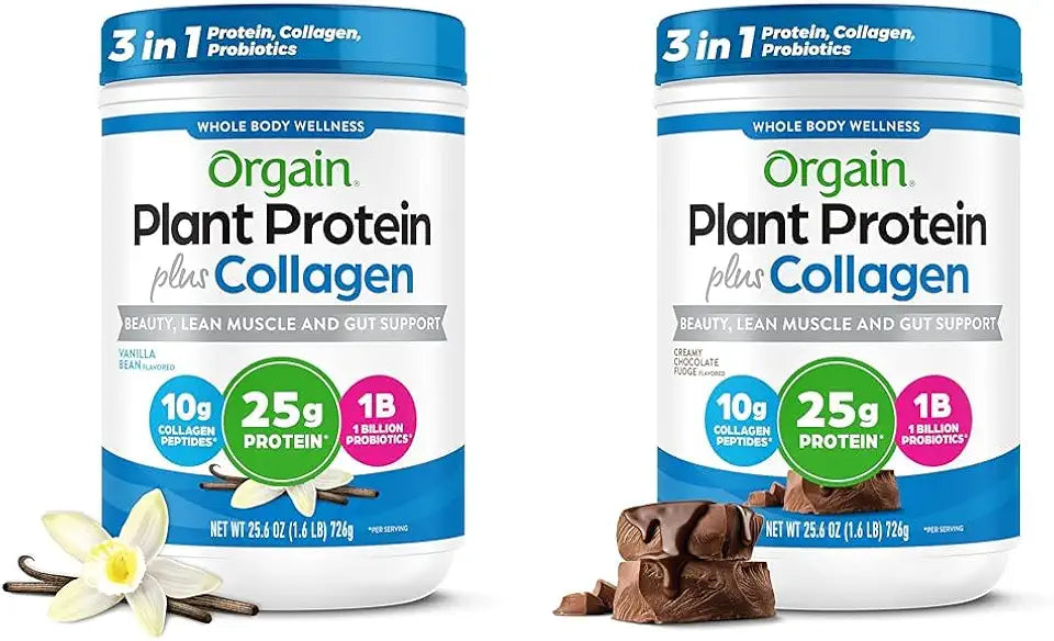 Vanilla Bean & Creamy Chocolate Fudge Protein Powder with Collagen C7591
