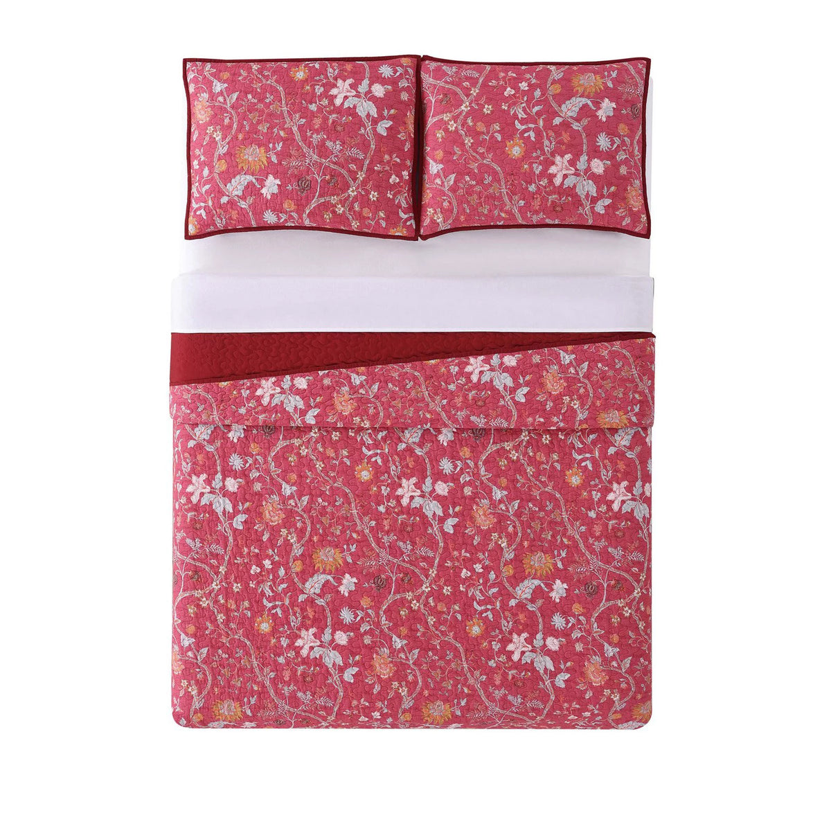 Bedford Blue Full / Queen Quilt Set N917427