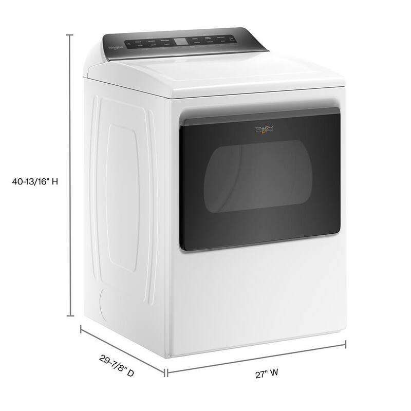 White 7.4 cu. ft. Front Load Electric Dryer U59416