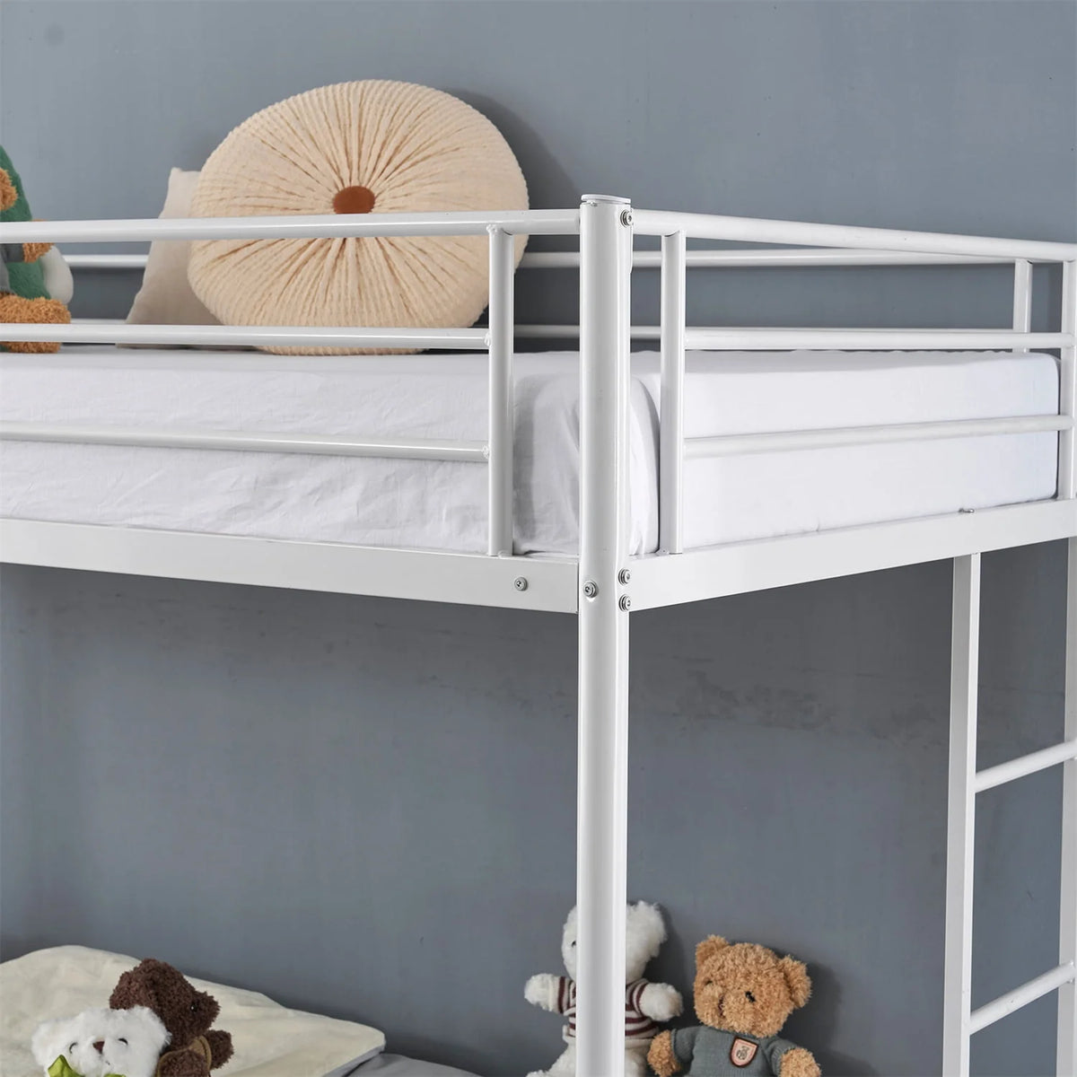 Twin over Twin Steel Bunk Beds M6649