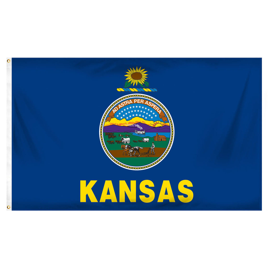 Kansas Flag 5ft. x 8ft. Spun Polyester X40304