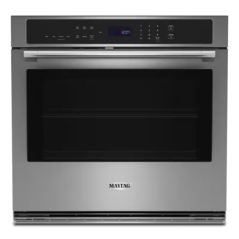 27 in. Single Electric Wall Oven with Convection Self-Cleaning in Stainless Steel C124