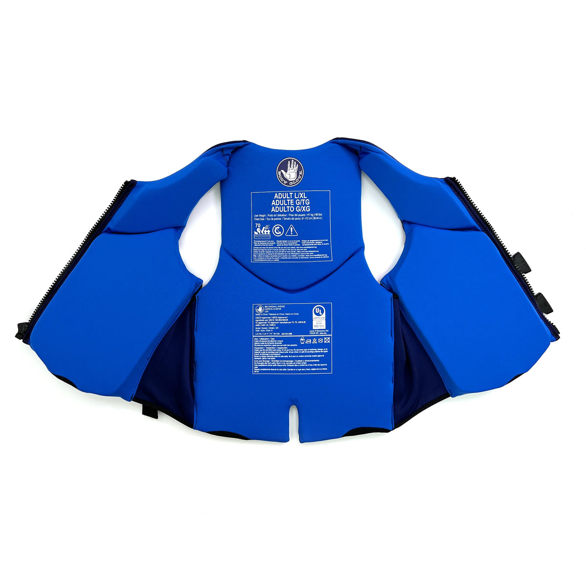 Blue Evoprene Life Jacket and Vest V716