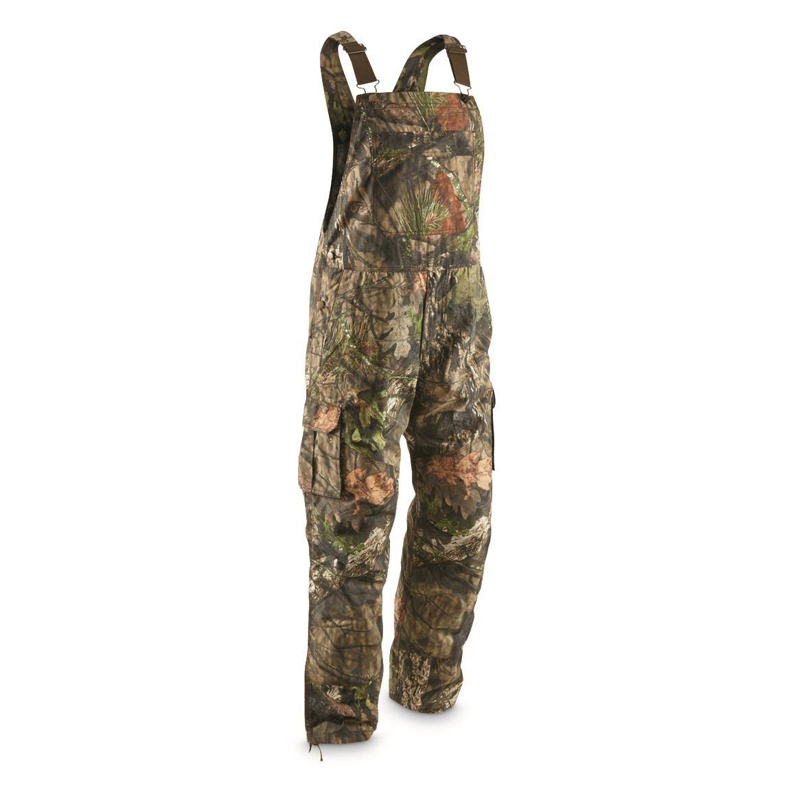 Mossy Oak Country Ripstop Work Bibs, Size W40 L30 S582