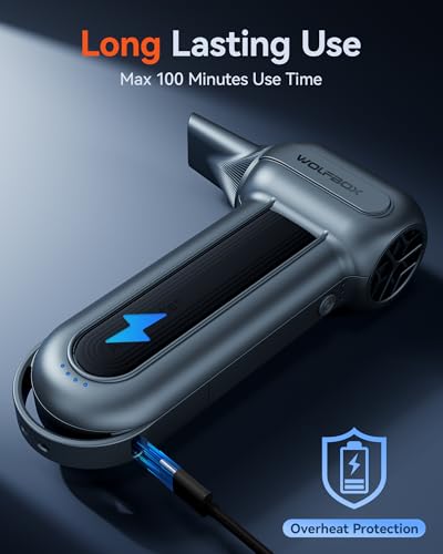 Cordless Electric Air Duster 150000RPM 3-Gear Adjustable G163