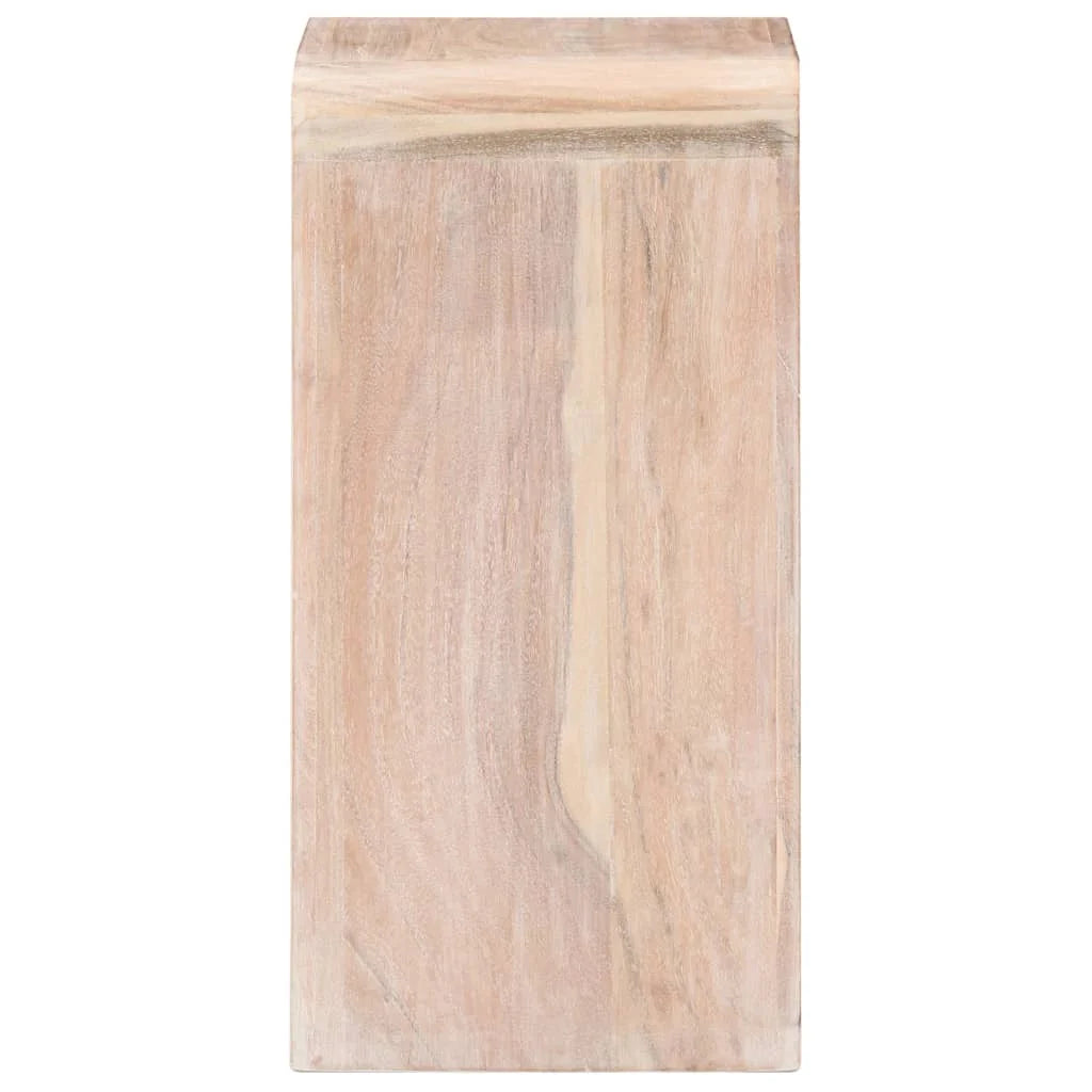 Solid Acacia Wood Bedside Table S596