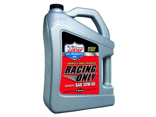 SAE 20W-50 Synthetic Racing Motor Oil - 5 Quart E11599