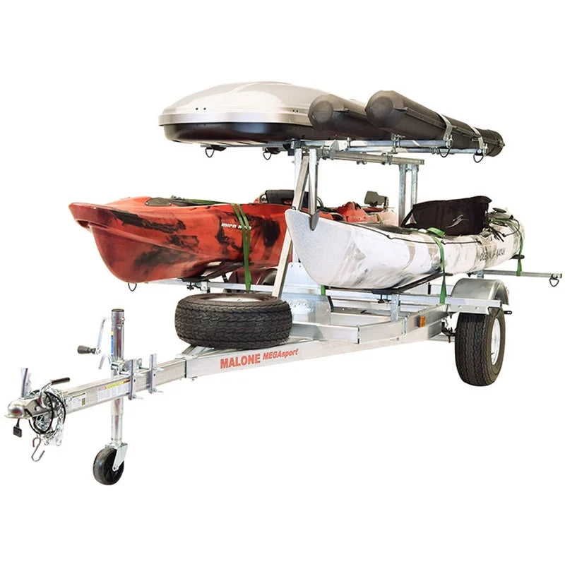 Low Bed Trailer package with Spare, MegaWings, Cargo Box, Rod Tubes U58522