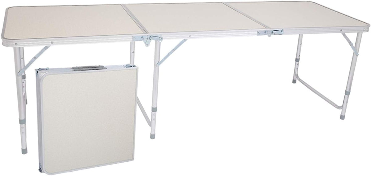 4FT Aluminum Folding Camping Table, Pack of 2 W8725
