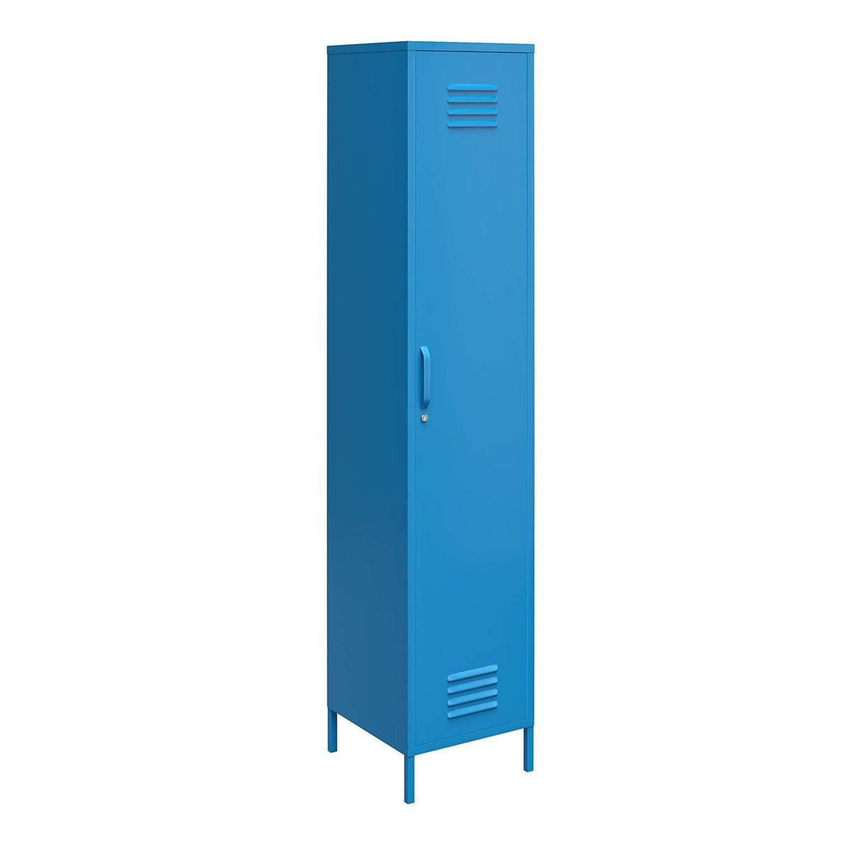 Blue Single Metal Locker Storage Cabinet M8209