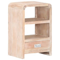 Solid Acacia Wood Bedside Table S596