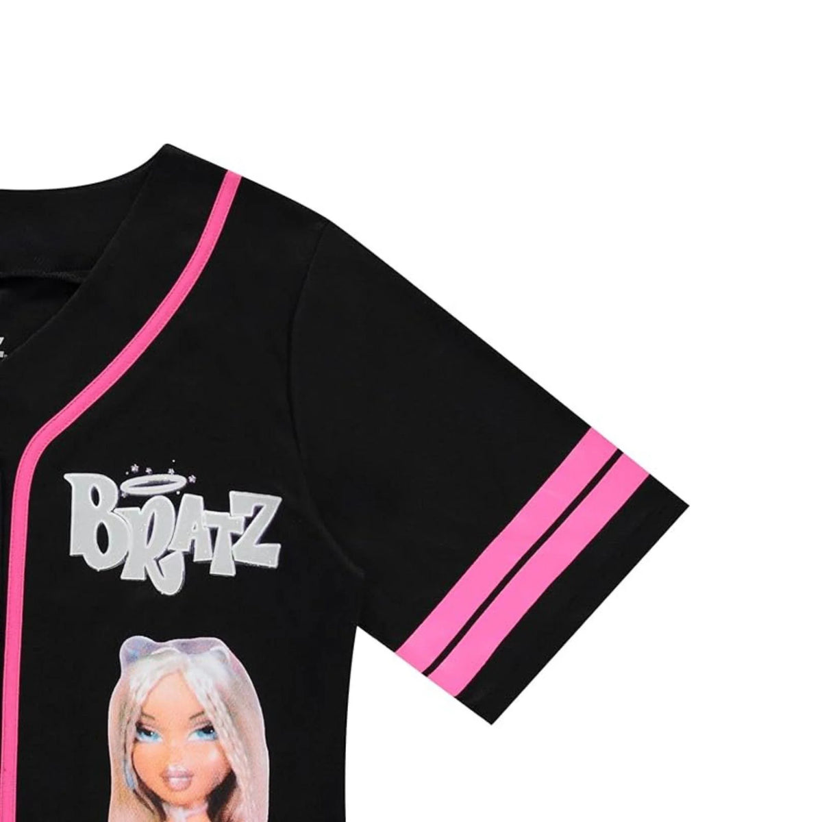 Black White Ladies Baseball Jersey M27388