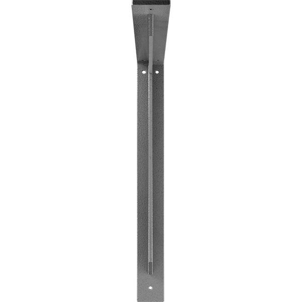 Steel Bracket Hammered Gray O9478