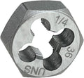 1/4-36 Hex Rethreading Die, Right Hand, Pack of 2 K112824