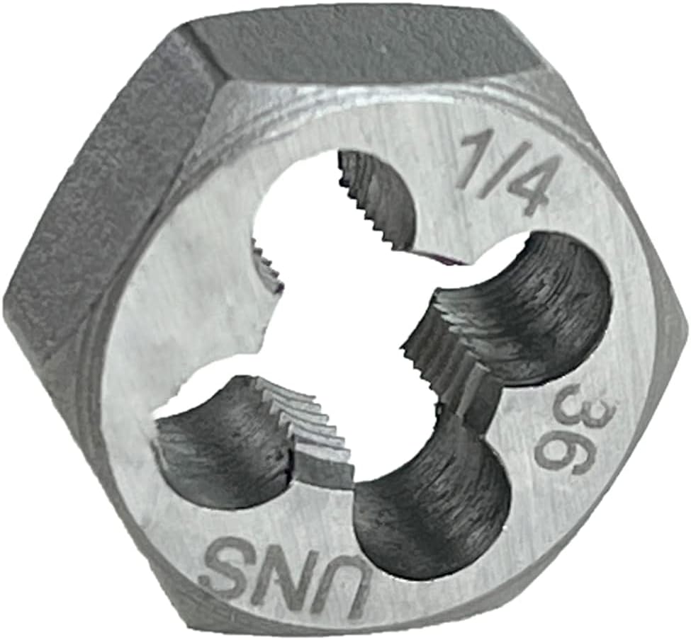 1/4-36 Hex Rethreading Die, Right Hand, Pack of 2 K112824