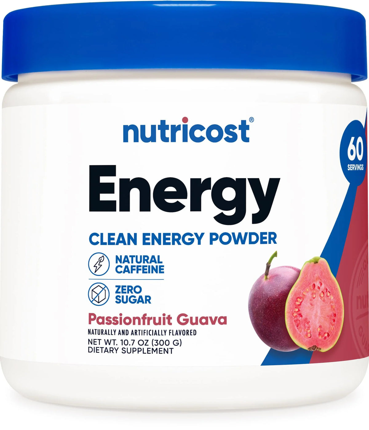 Energy Drink Powder Passionfruit Guava Pre Workout Supplement C12563