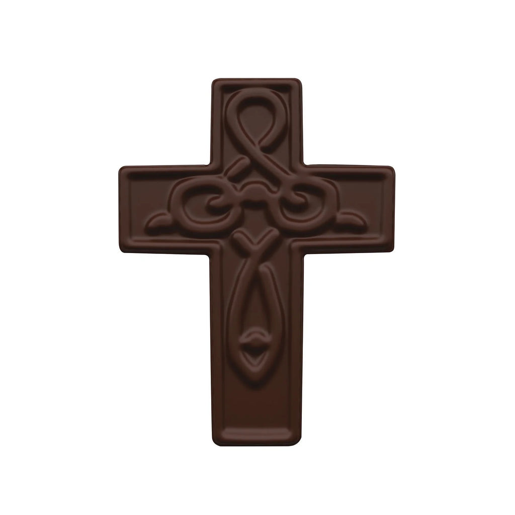 Solid Milk Chocolate Cross Easter Candy Gift Box 1.8 oz F585