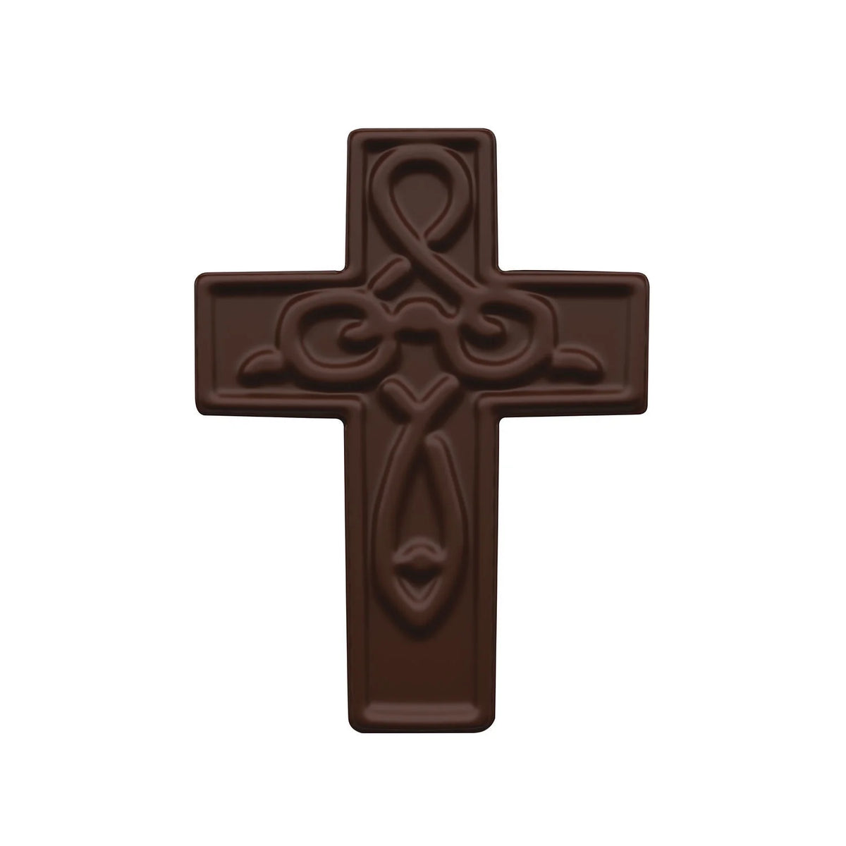 Solid Milk Chocolate Cross Easter Candy Gift Box 1.8 oz F585