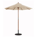 7.5 ft. Dark Wood Cafe - Beige Suncrylic Umbrella G14308
