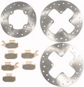 Front & Rear Brake Rotors Discs & Brake Pads E2743