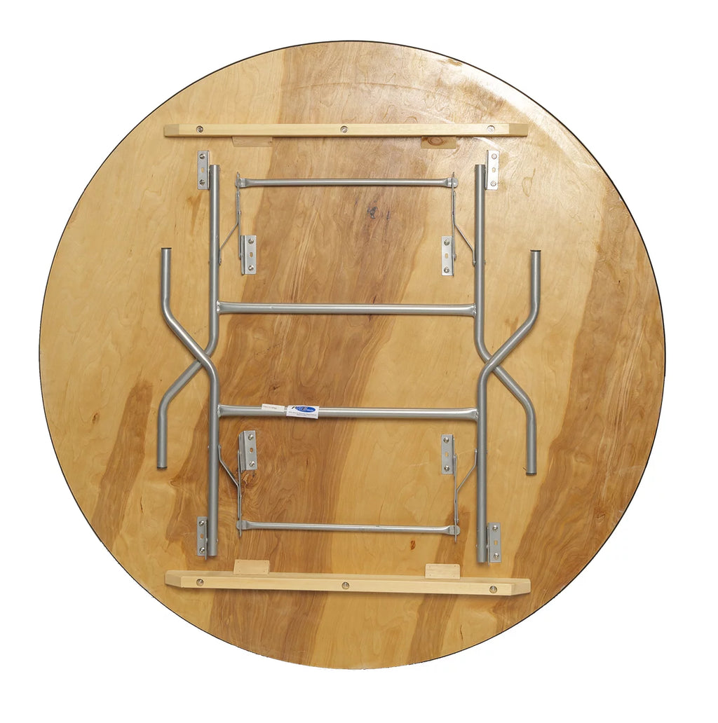 60" Round Birch Wood Table Y319