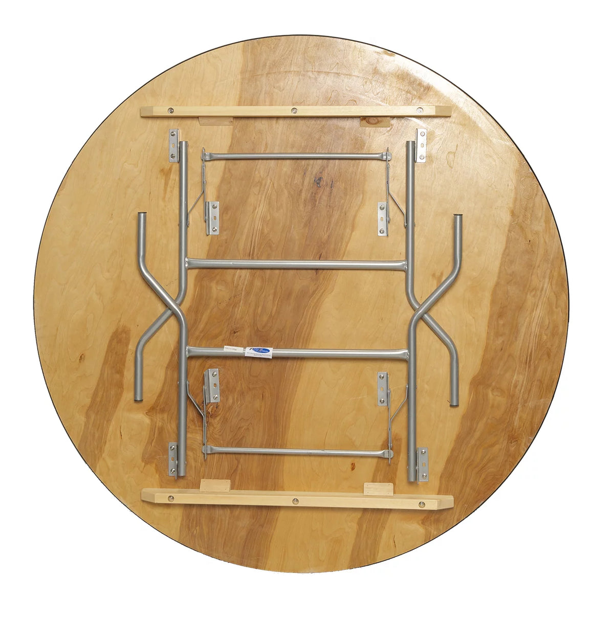 60" Round Birch Wood Table Y319