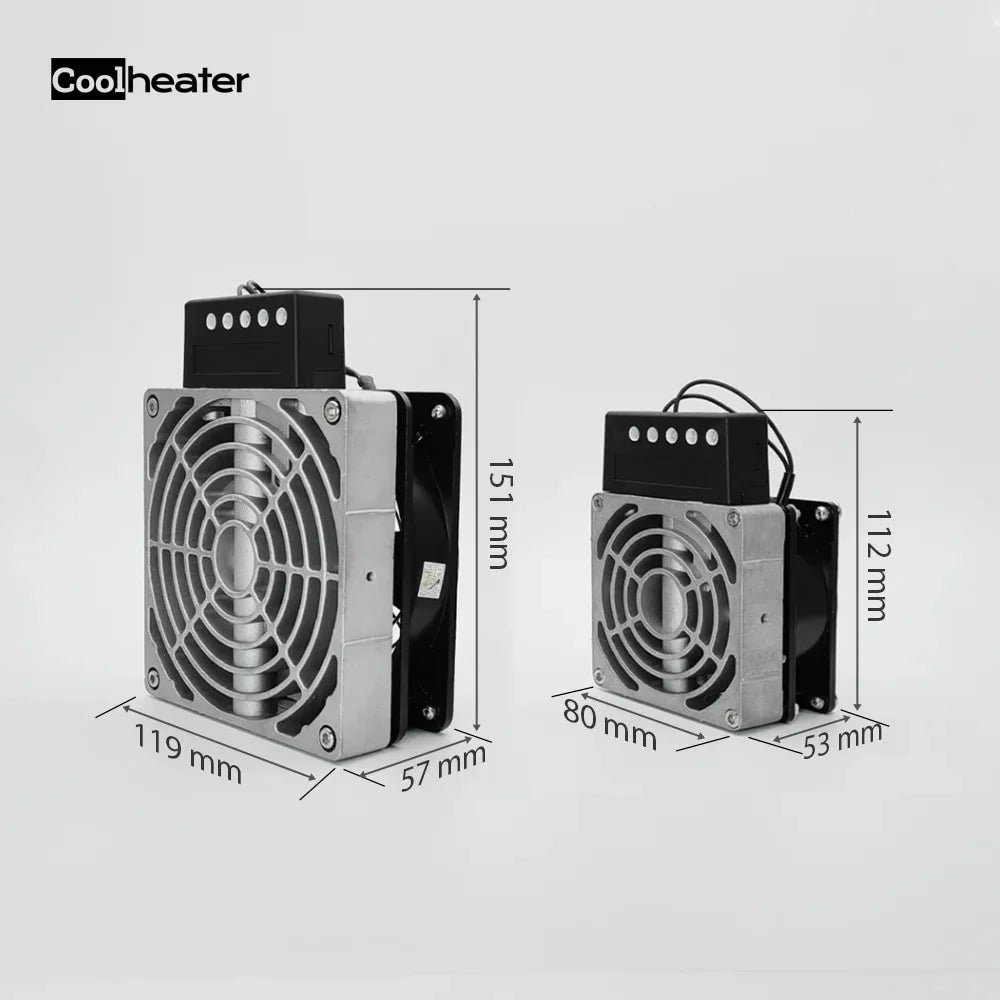Compact Industrial PTC Electric Fan Heater 150W D80766