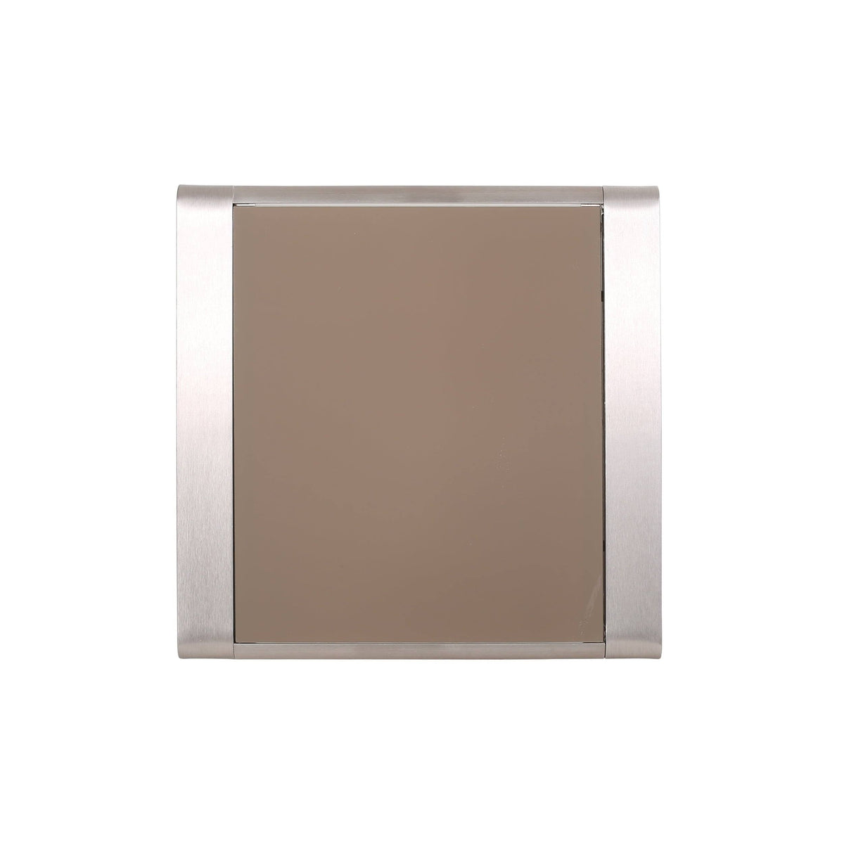 Gray Aluminum Patio Side Table X582