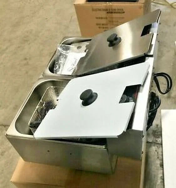 12L Double Electric Deep Fryer E310